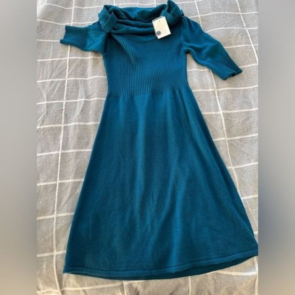 NWT Kohl’s Cowl Neck Sweater Dress Size XS